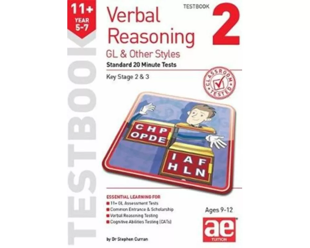 11+ Verbal Reasoning Year 5-7 GL & Other Styles Testbook 2