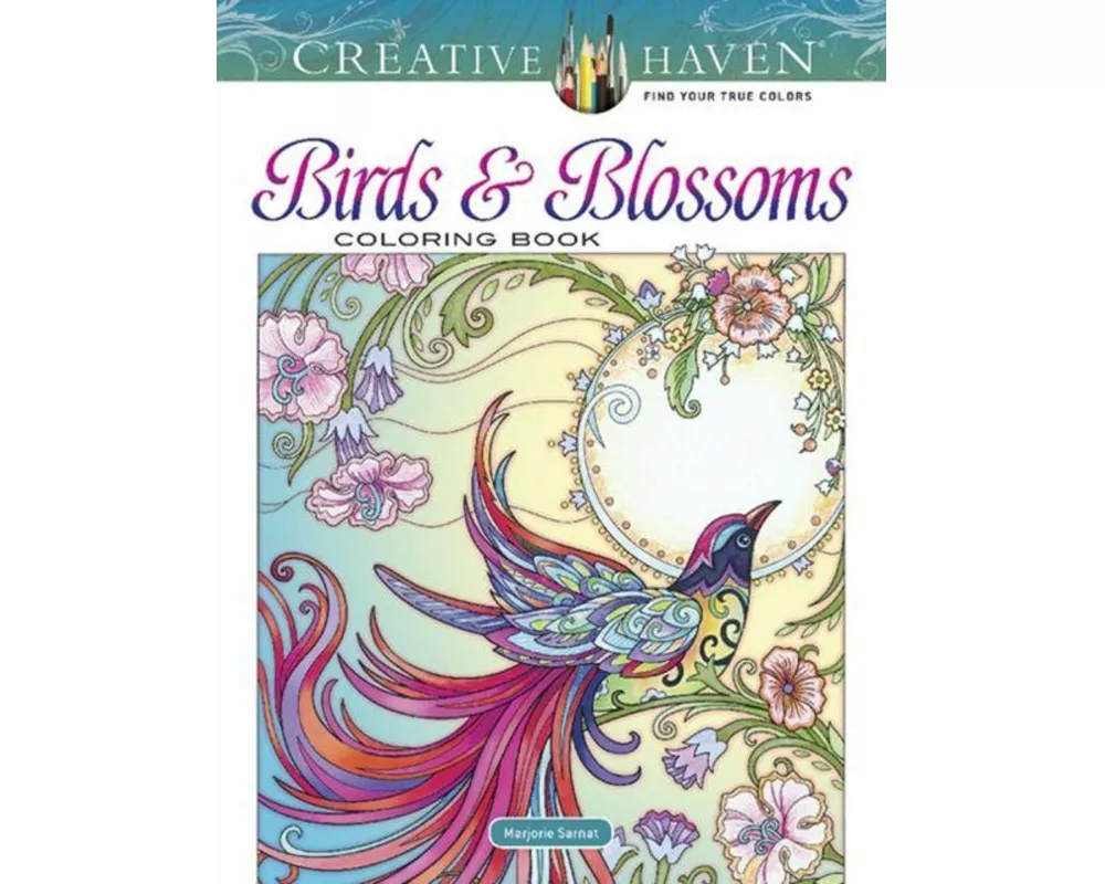Creative Haven Birds and Blossoms Coloring Book