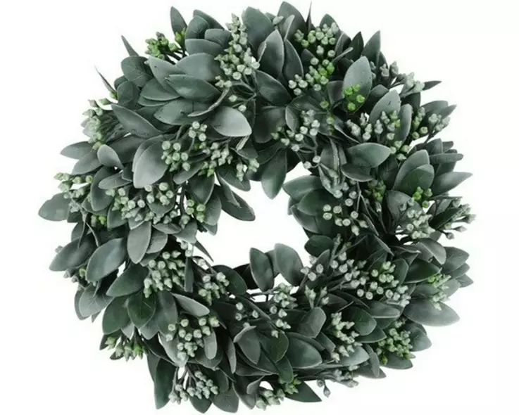 CHALET Eukalyptuskranz S/M 28 cm, Grün