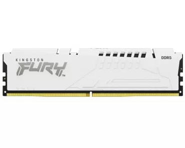 Kingston 32GB, 6400MT/s, DDR5, CL32, DIMM, Kit of 2, FURY Beast, White, XMP
