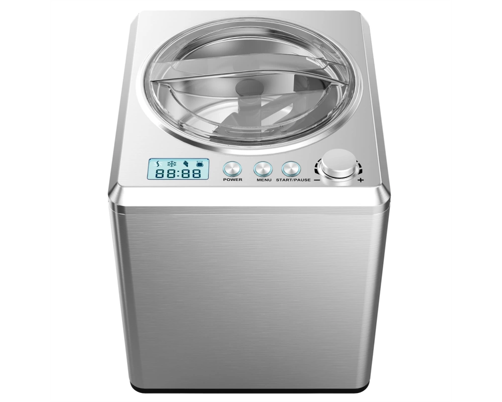 Melissa Eismaschine 16310193, mit Kompressor, 2L, 180W