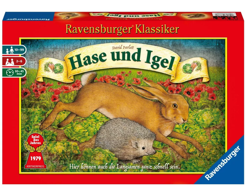 Hase und Igel - Gesellschaftsspiel & Brettspiel ab 10 Jahre