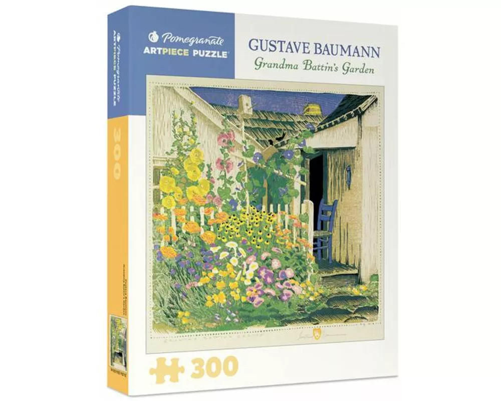 Gustave Baumann Grandma Battins Garden 300-Piece Jigsaw