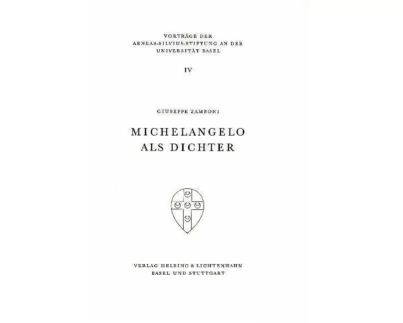 Michelangelo als Dichter