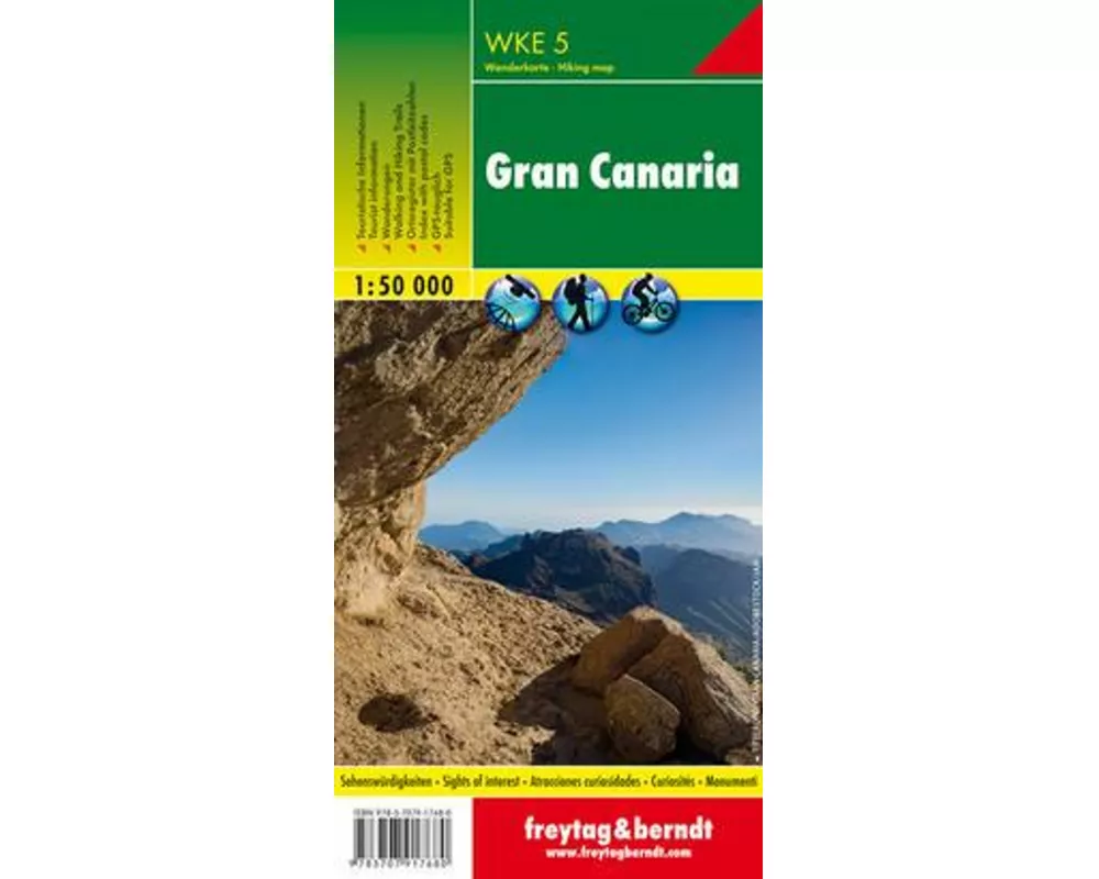 Gran Canaria, Wanderkarte 1:50.000