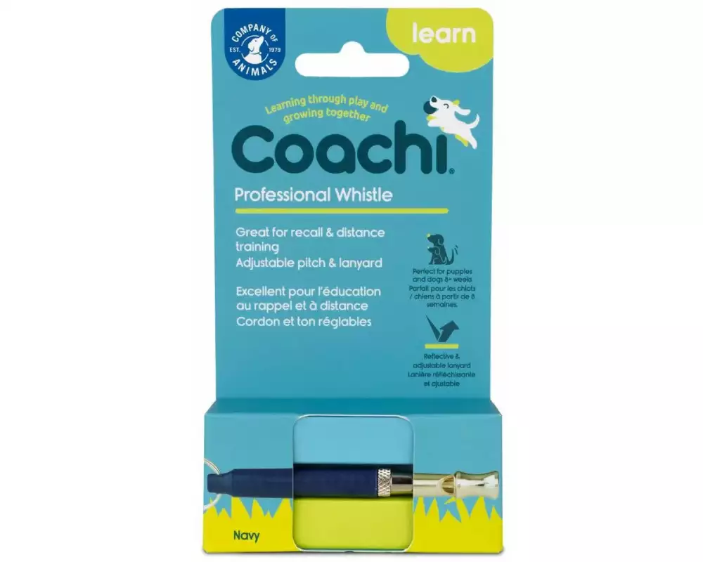 Coachi Whistle Kunststoff Blau