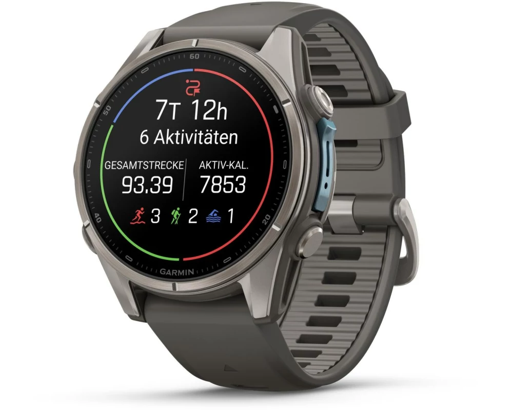 GARMIN Fenix 9 43 mm, Kieselgrau