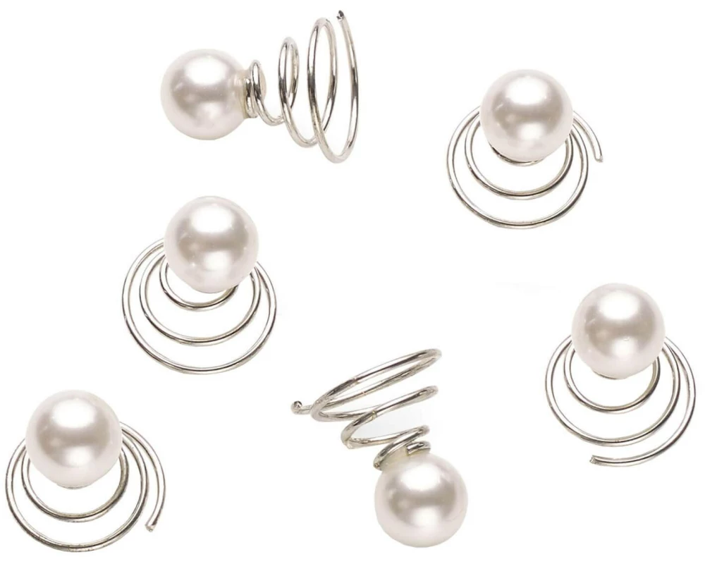 Celebride Perlen Curlies Perlen Curlies weiss 10 mm 6 Stueck
