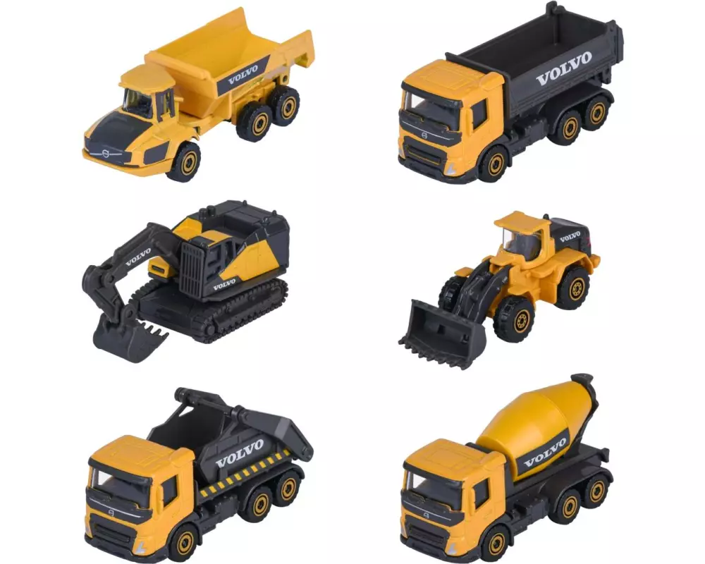 Majorette Volvo Construction 3 Pieces Set Assortiert