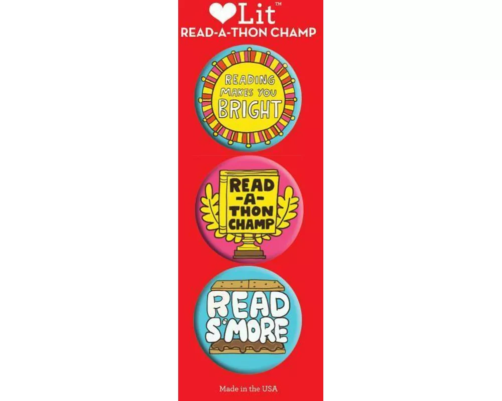 Read-a-thon 3 Badge Set