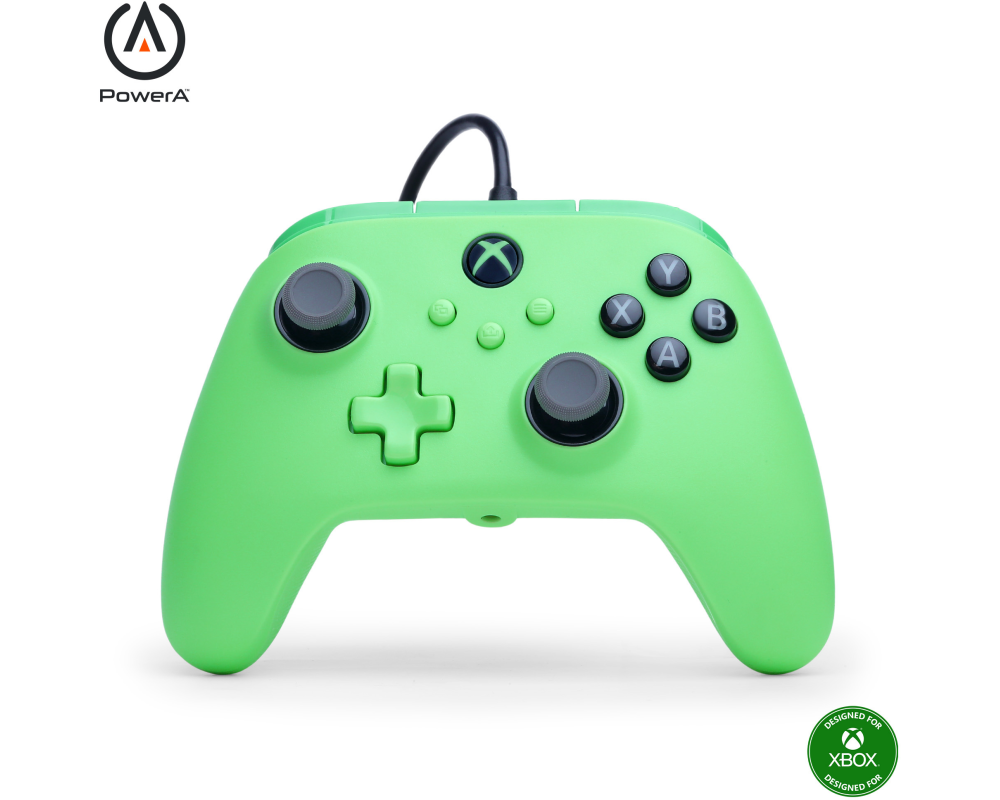 POWER A Advantage Plus Wired Ctrl. XBGP0470-01 Xbox,Verdant Meadow