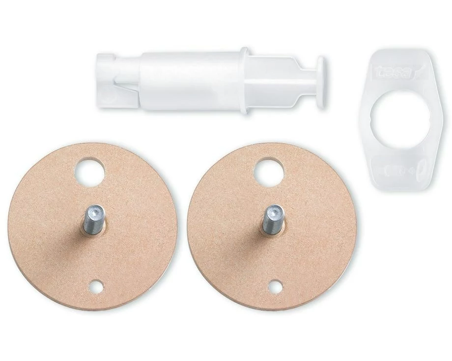 tesa SPARE Befestigungsadapter Silber