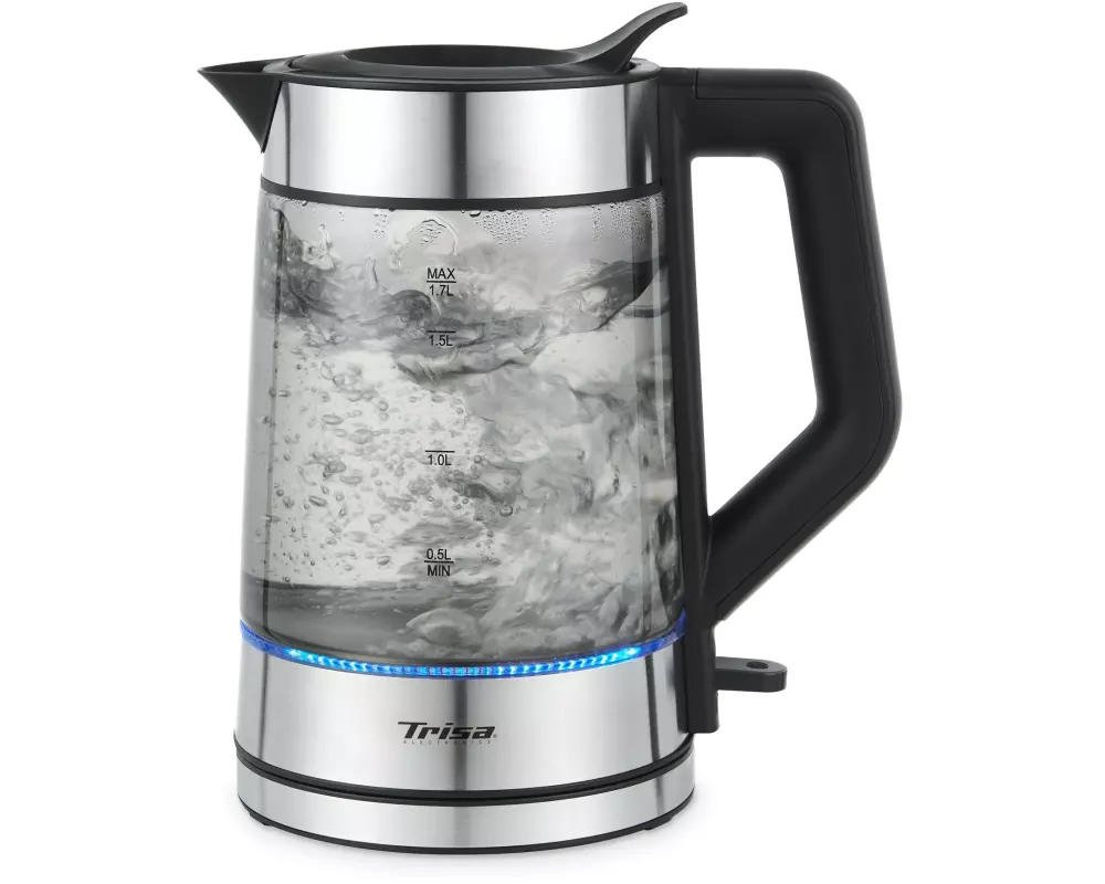 Trisa Wasserkocher Compact Boil W71 Plus 1.7 l, Silber