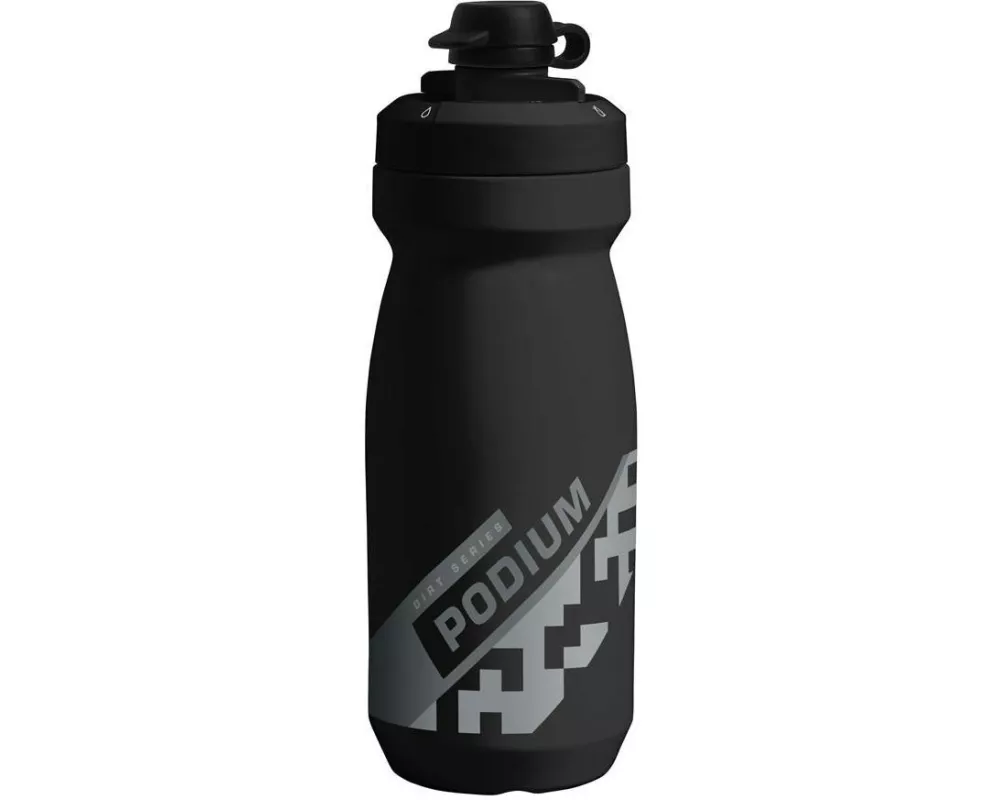 CamelBak Bidon Podium Chill Dirt, Schwarz