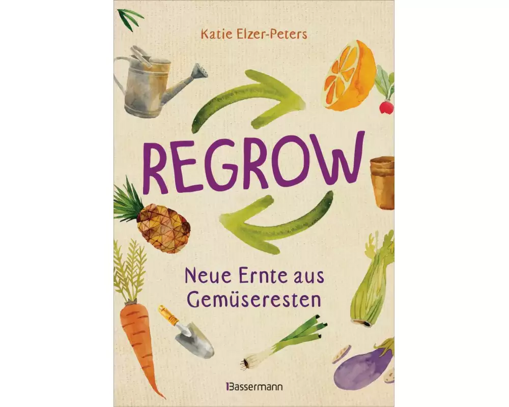 Regrow: Neue Ernte aus Gemüseresten - Von Avocado bis Zwiebel. Die unkomplizierte Nachzucht aus Samen, Wurzeln, Stängeln oder Blättern