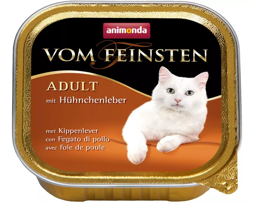 animonda Nassfutter Vom Feinsten Adult Hühnchenleber, 100 g