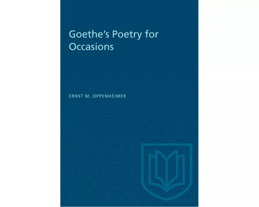 Goethe's Poetry for Occasions