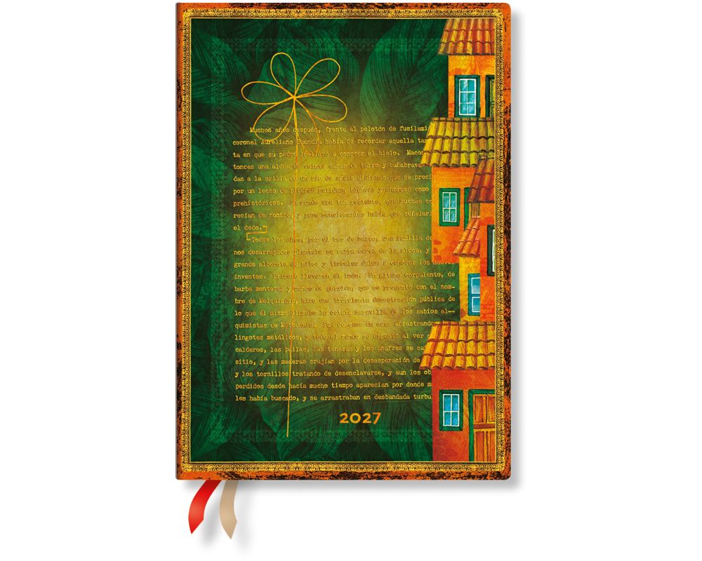 PAPERBLANKS Agenda Cent'anni 2027 FF2127-9 1W/2S HOR Midi SC FR 13x18cm