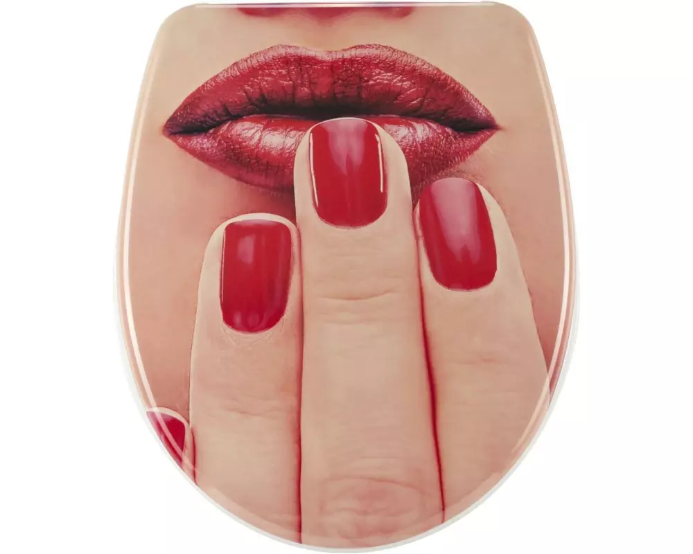 diaqua Toilettensitz Nice Oops! Rot