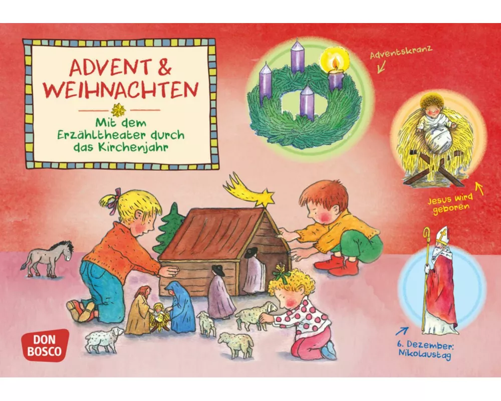 Advent und Weihnachten. Kamishibai Bildkartenset