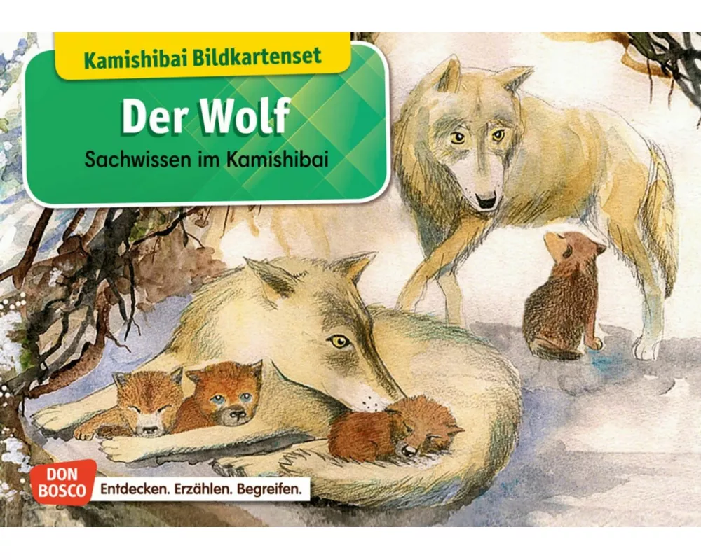 Der Wolf. Kamishibai Bildkartenset
