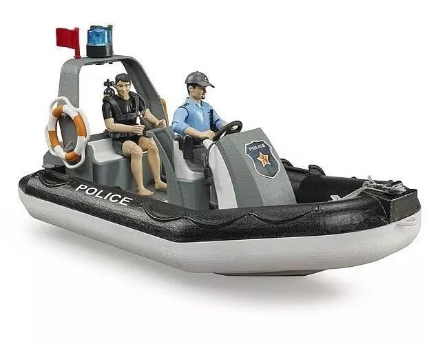 Bruder Spielwaren Polizei-Schlauchboot