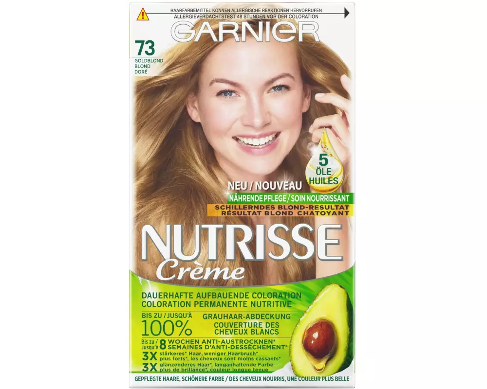 Garnier Haarcoloration Nutrisse Crème 73 Goldblond