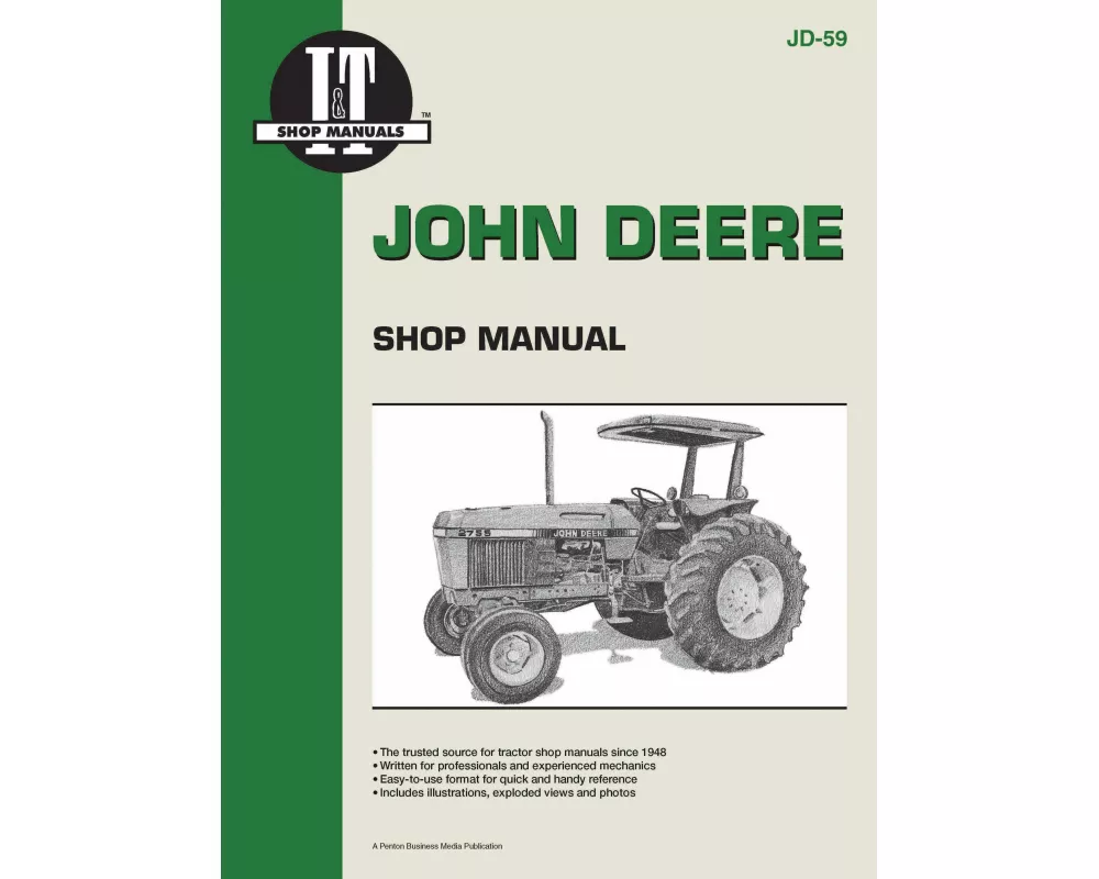John Deere Model 2750-2955 Tractor Service Repair Manual