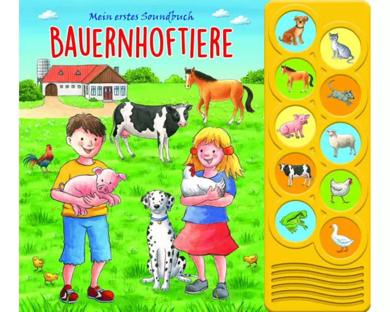 10-Button-Soundbuch, Bauernhoftiere