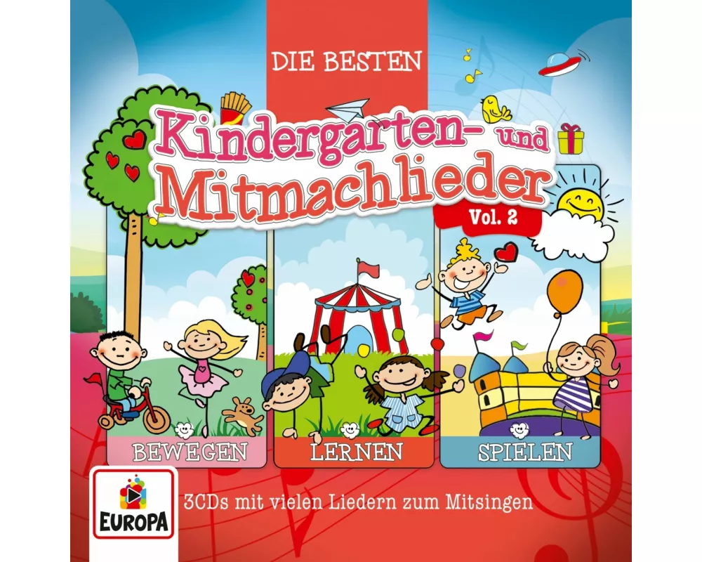 02/3er Box (Die besten Kindergarten-& Mitmachlied
