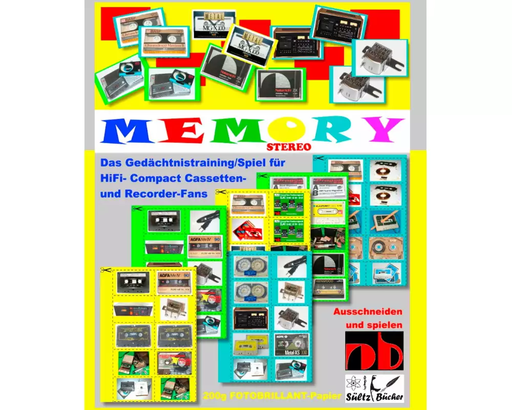 STEREO MEMORY - Das Gedächtnistraining/Spiel für HiFi- Compact Cassetten- und Recorder-Fans