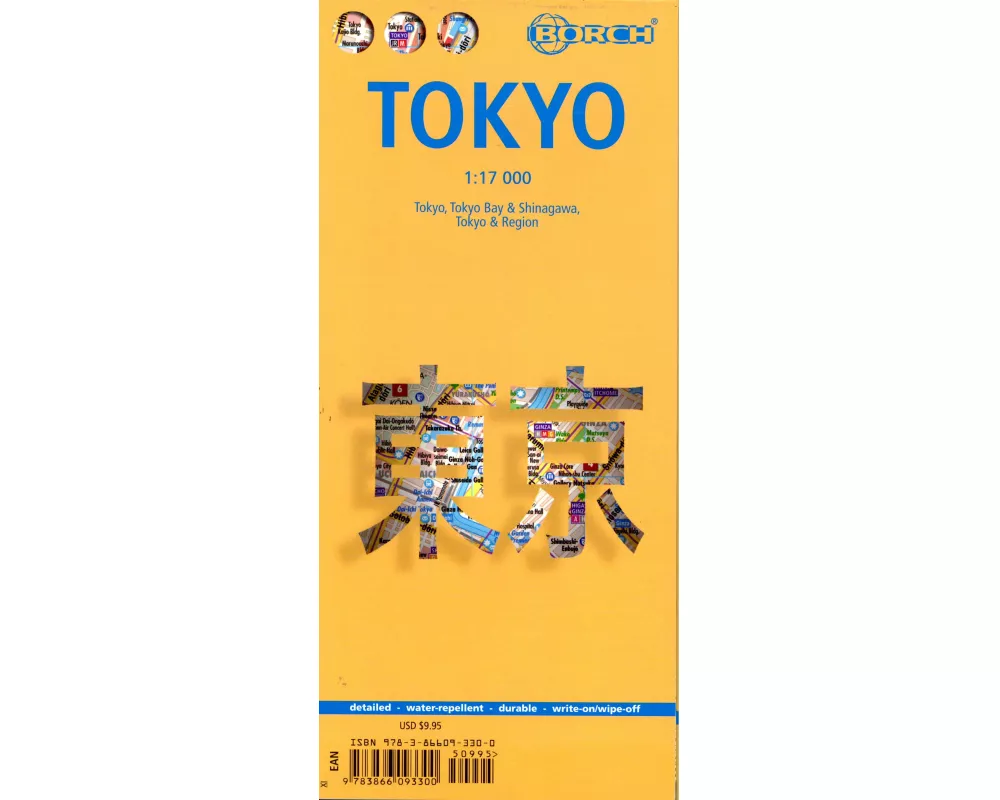 Tokyo, Tokio, Borch Map