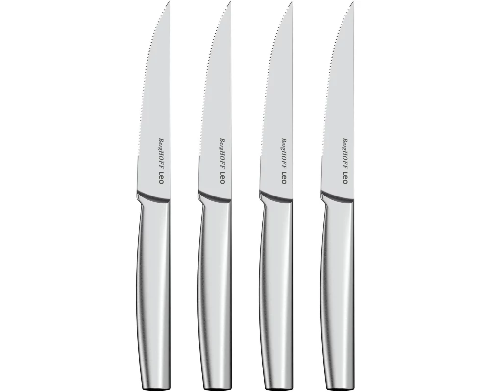 BergHOFF Steakmesser-Set Leo Legacy 4 Stück, Metall