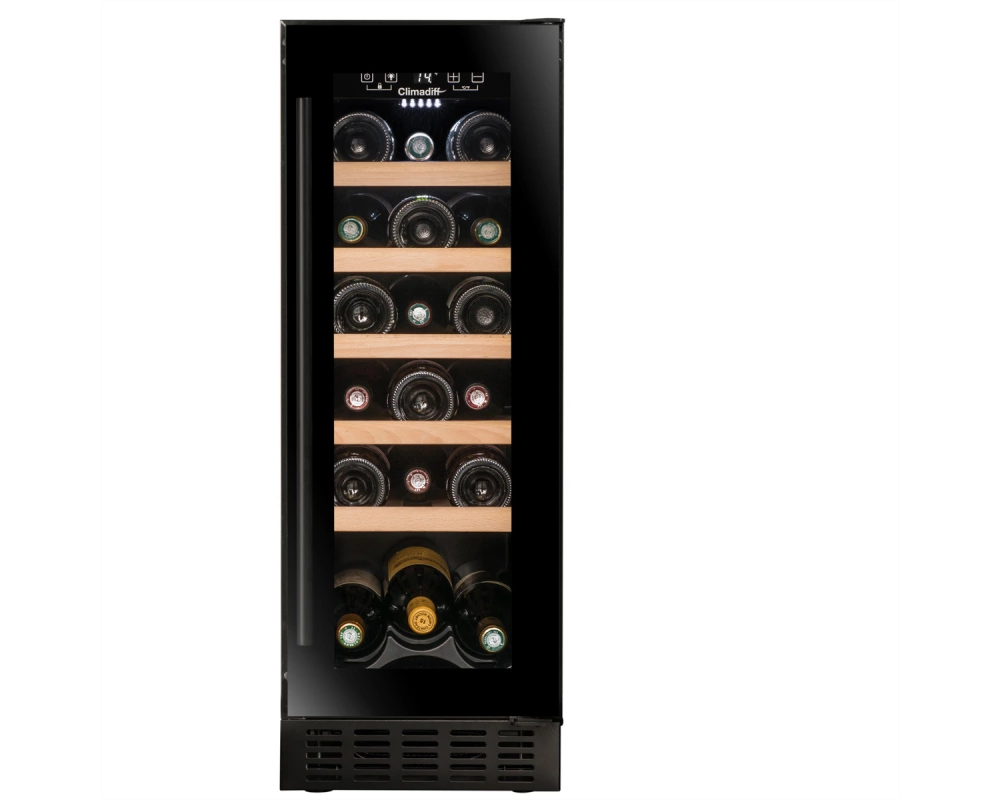 Climadiff Weinkühlschrank CBU20S2B, Freistehend, 1 Zone, 20 Flaschen