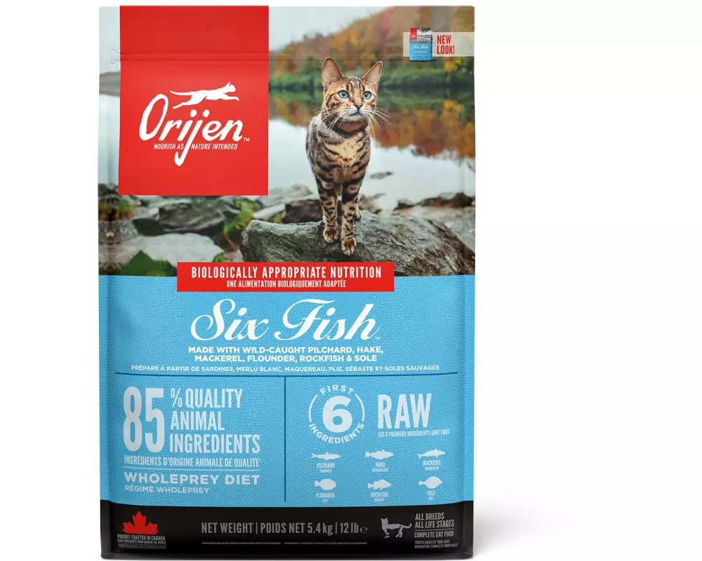 Orijen Trockenfutter Cat Six Fish 5.4 kg