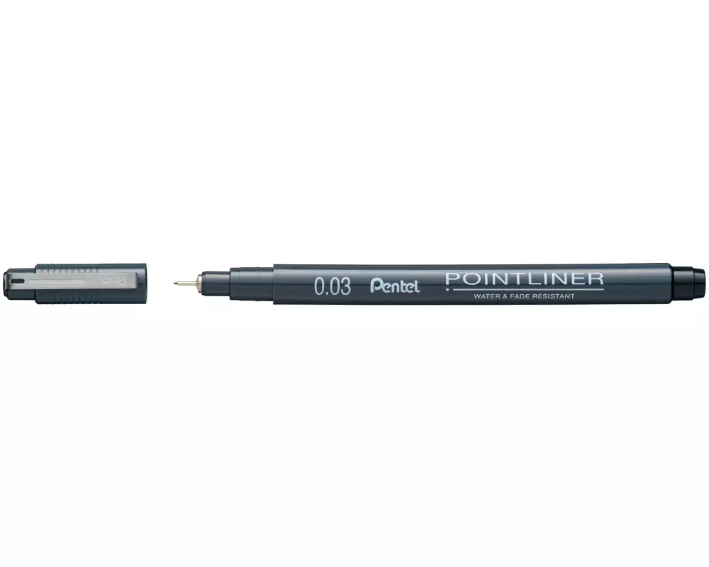 pentel Fineliner Pigment 0.03 mm, Schwarz