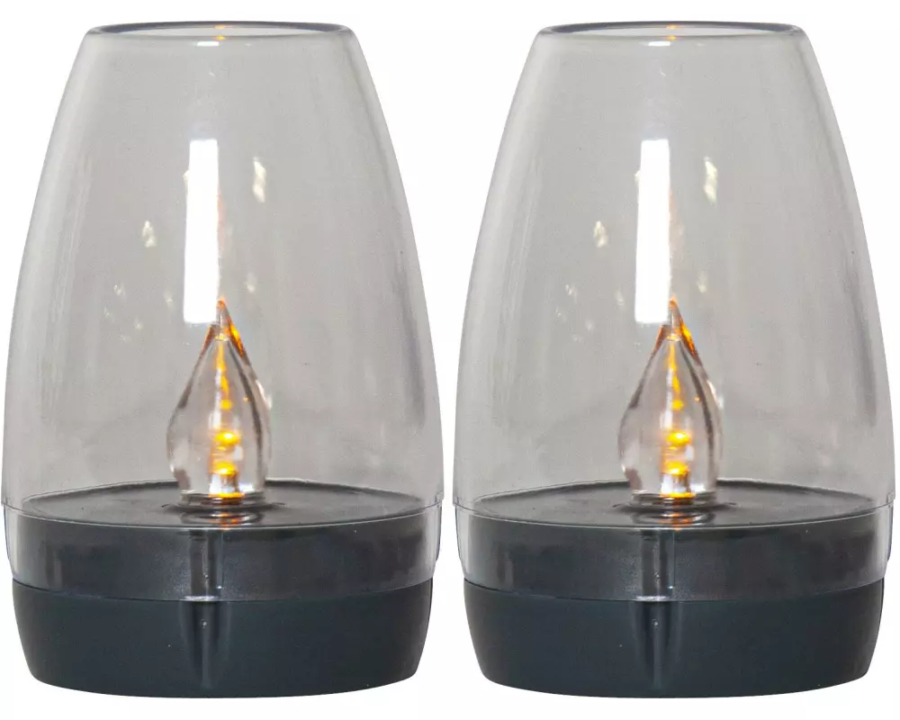 Star Trading Gartenlicht Solardekoration Tropea, Grau