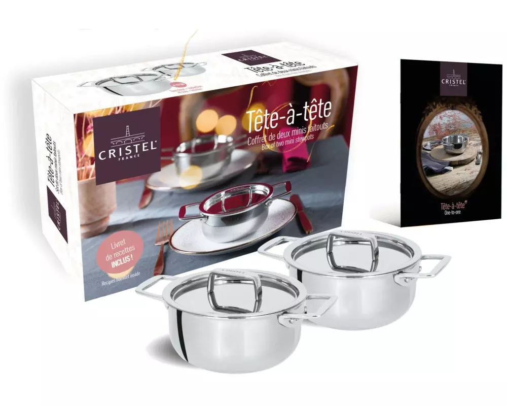 Cristel Kochtopf-Set Tête à tête Castel Pro 2-teilig