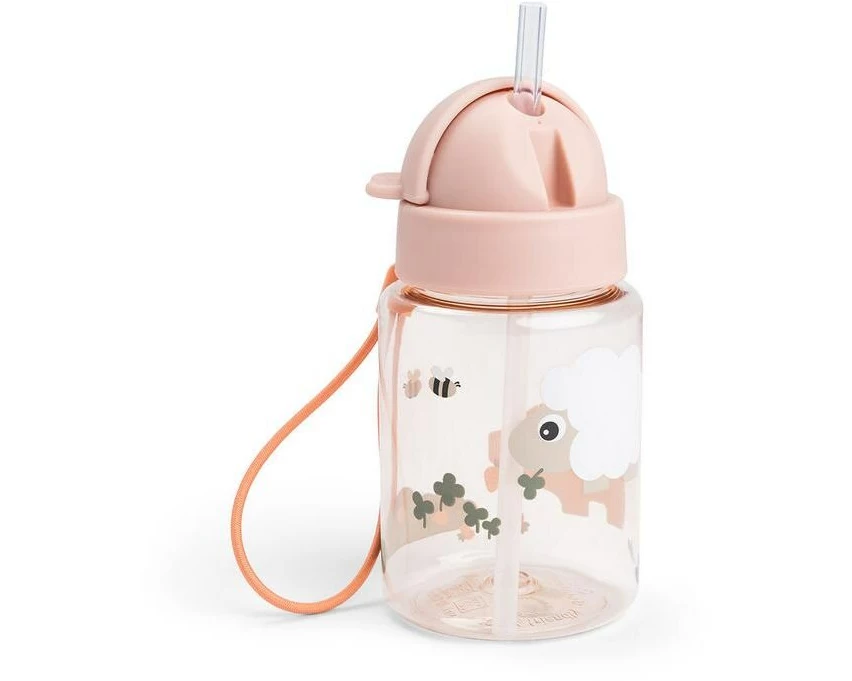 done by deer Trinkflasche Tiny Farm Rosa 280 ml