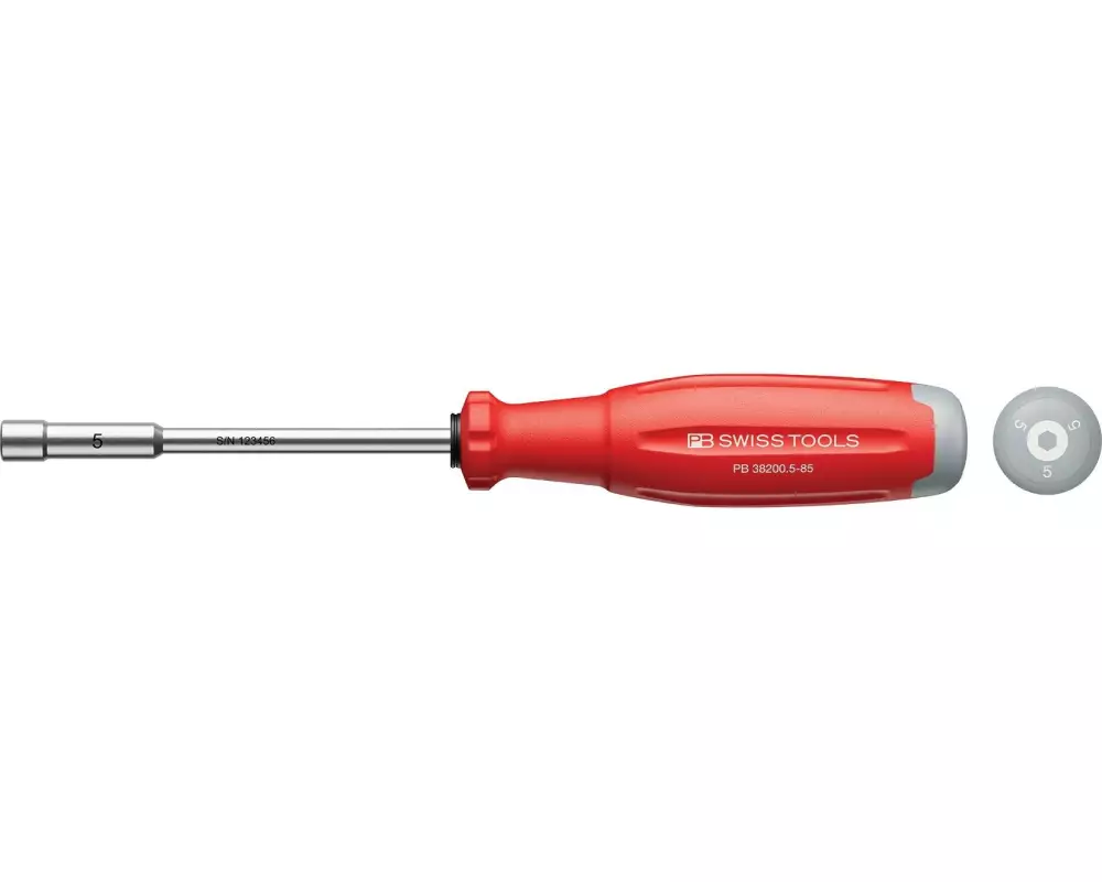 PB Swiss Tools SwissGrip Evo Steckschlüssel-Schraubenzieher PB 38200.5-85