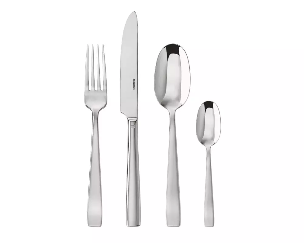 Sambonet Besteck-Set Flat 24-teilig, Silber