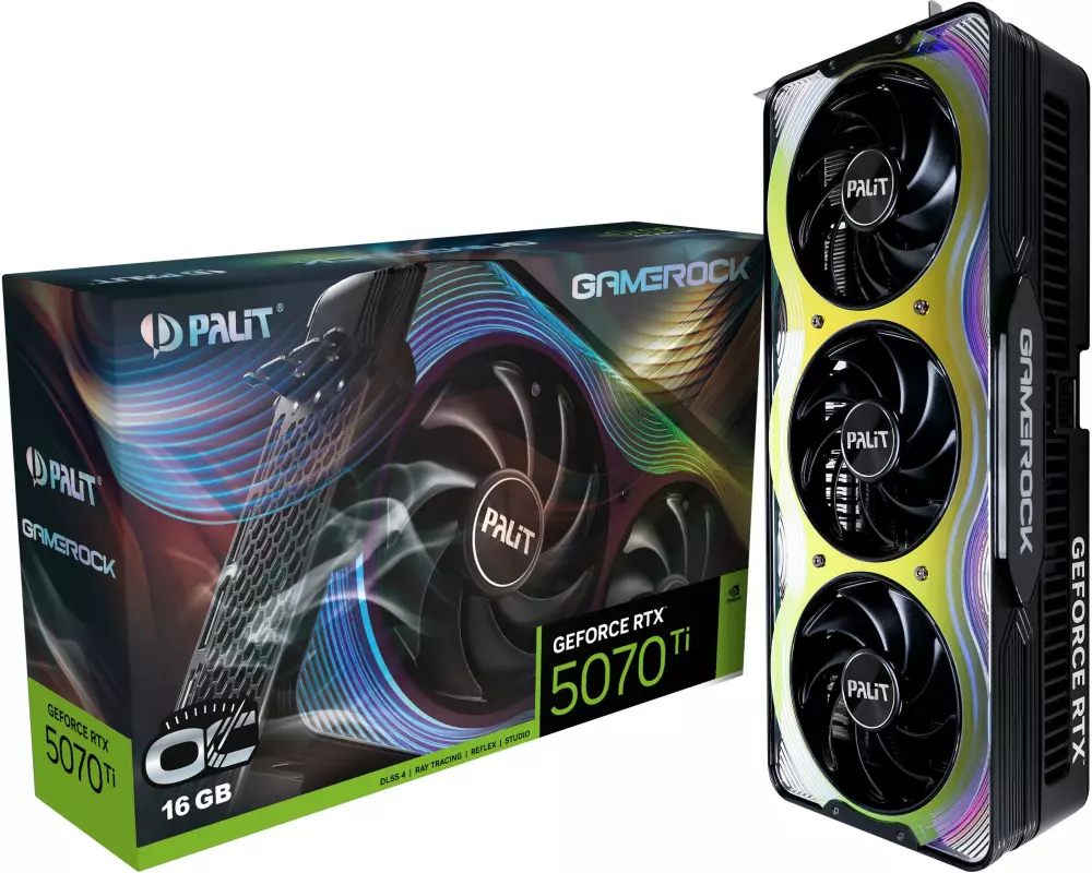 Palit Grafikkarte RTX 5070Ti GameRock OC 16 GB