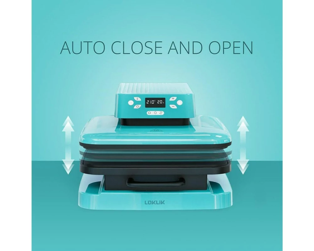 LOKLIK Transferpresse Auto Blau