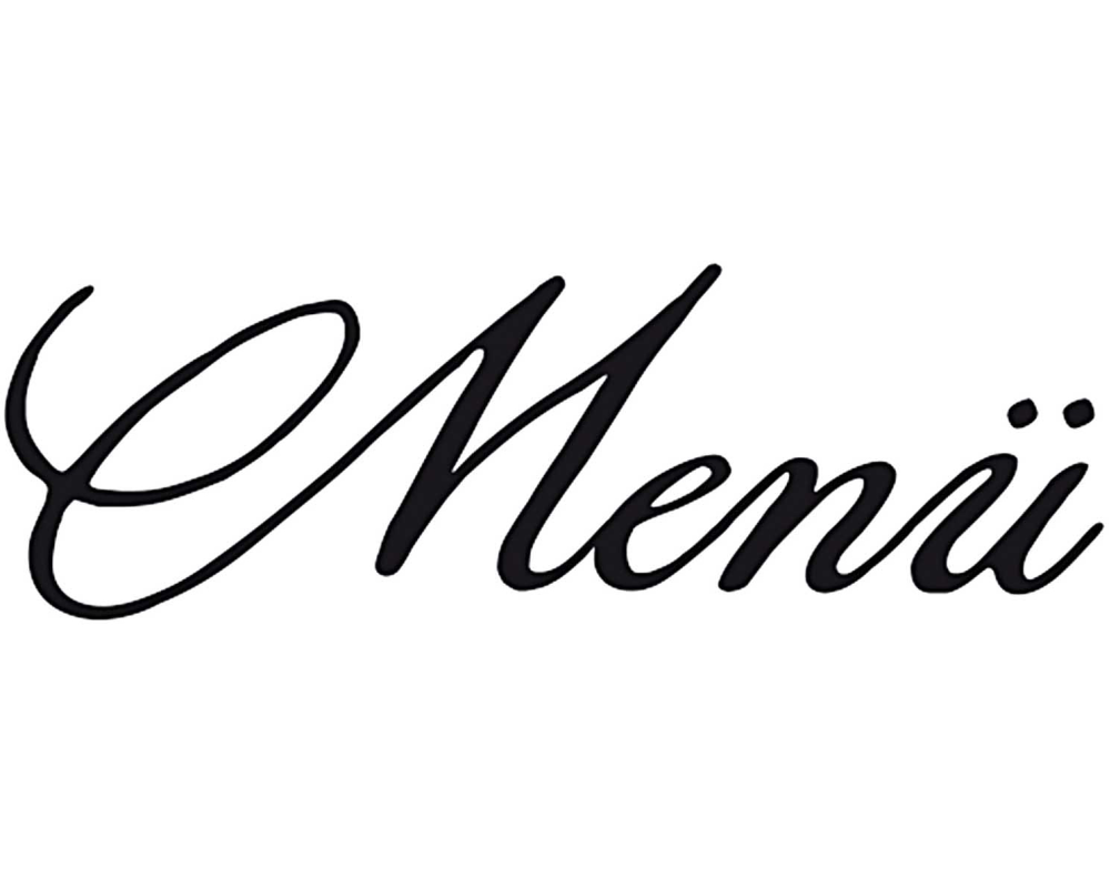 RICO DESIGN Stempel Menü 7038.35.18 4.5x2cm