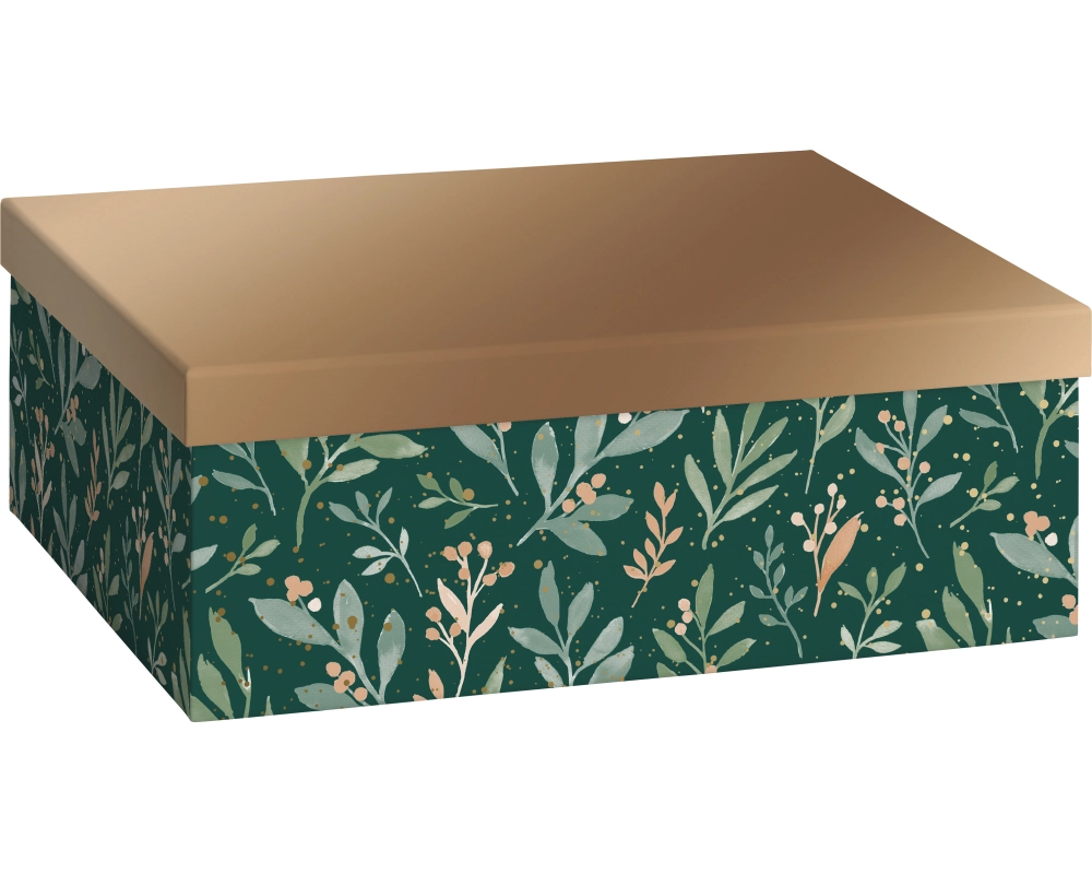 STEWO Geschenkbox Arona 2551505747 dunkelgrün 23x23x12cm