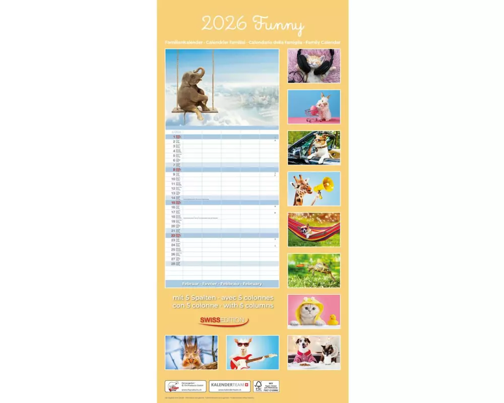 TH Familienplaner Funny 2026