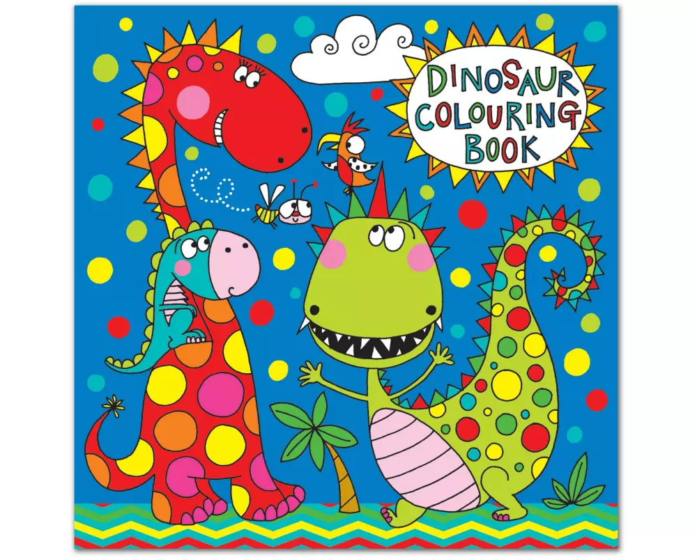 Rachel Ellen Malbuch Dinosaurier 20.5 x 20.5 cm