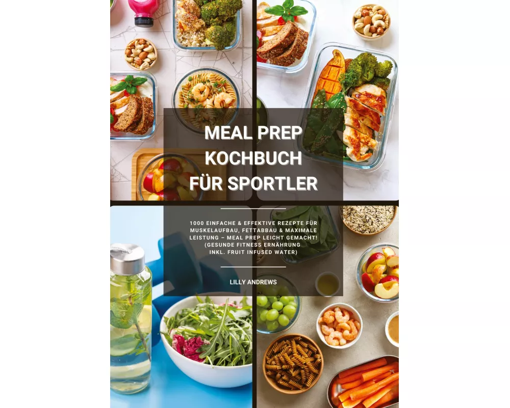 Meal Prep Kochbuch für Sportler: 1000 einfache und effektive Rezepte für Muskelaufbau, Fettabbau und maximale Leistung - Meal Prep leicht gemacht! (Ge