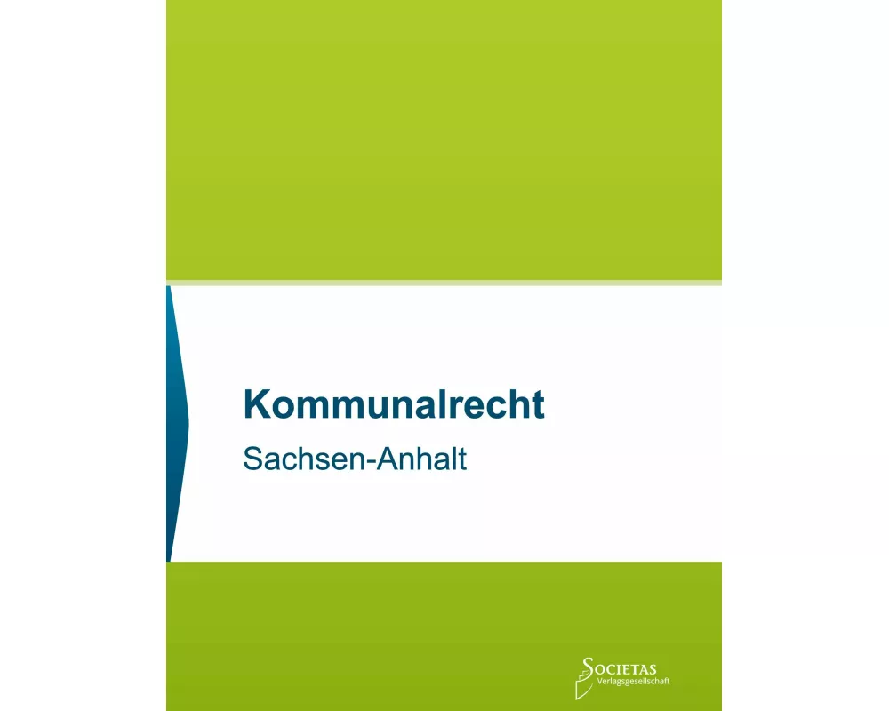 Kommunalrecht Sachsen-Anhalt