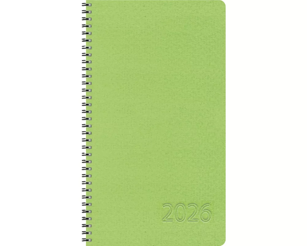 Taschenkalender Wochentimer Small Grün 2026